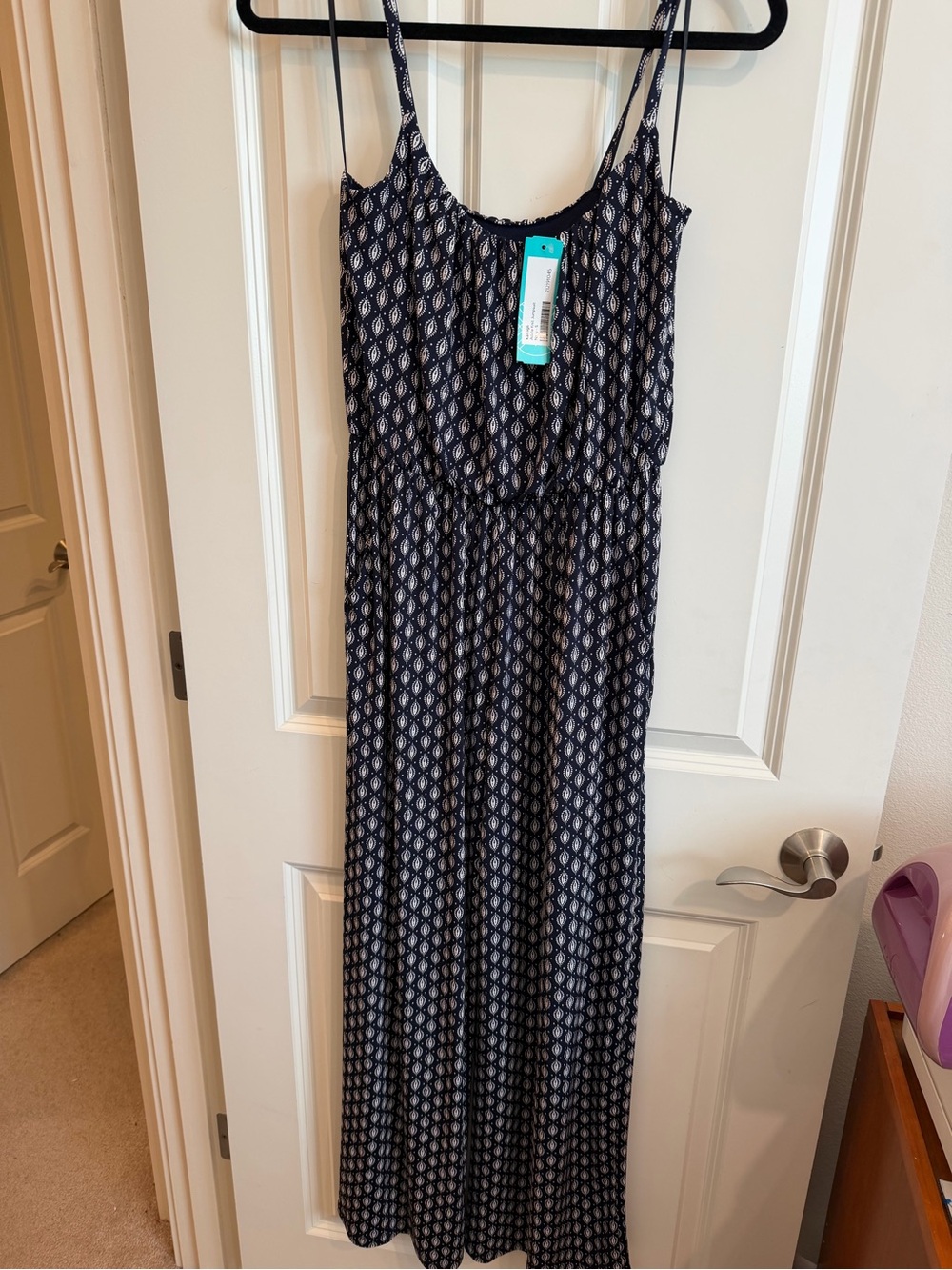 Kaileigh adalia knit wide leg jumpsuit in navy, new with tags.